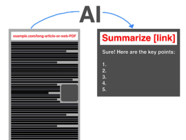A long article, and an AI summary of the article.