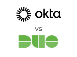 Okta and Duo logos.